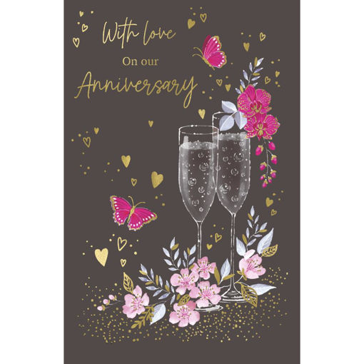 Picture of ON OUR ANNIVERSARY WITH LOVE CARD